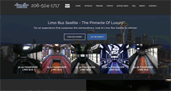 Desktop Screenshot of limobusseattle.net